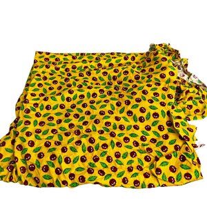 Ladybug Yellow Fabric Signature Classics Oakhurst Textiles Leaves 1.47 Yards